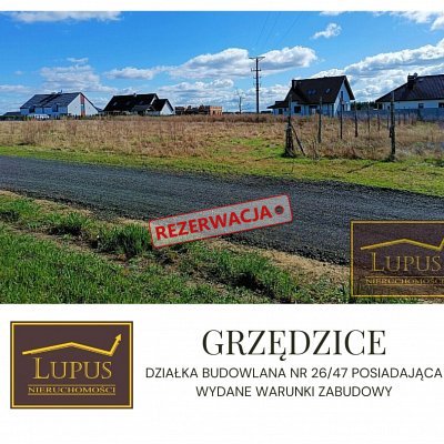SPRZEDAŻ na DZIAŁKA w Grzędzice