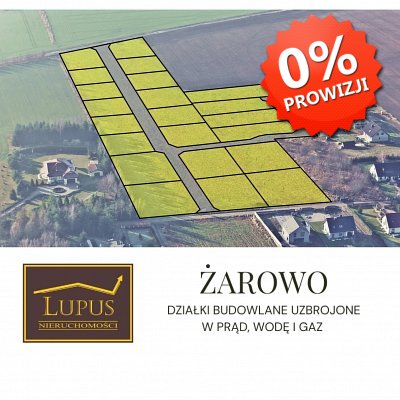 SPRZEDAŻ na DZIAŁKA w Żarowo
